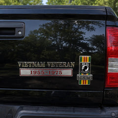 πΊπΈ Vietnam Veteran 1955β1975 Memorial Car Emblem Metal Badge